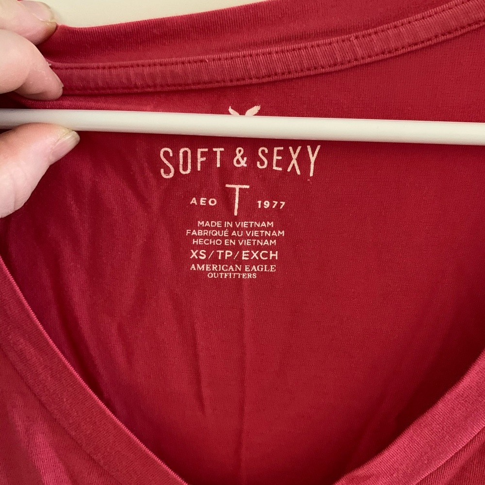 AE Soft & Sexy Pink Short Sleeve - Picture 2 of 3